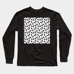 Lightning Bolt Pattern Long Sleeve T-Shirt